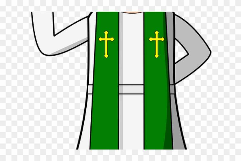 Message Clipart Pastor's - Clipart Of Priest #1422800