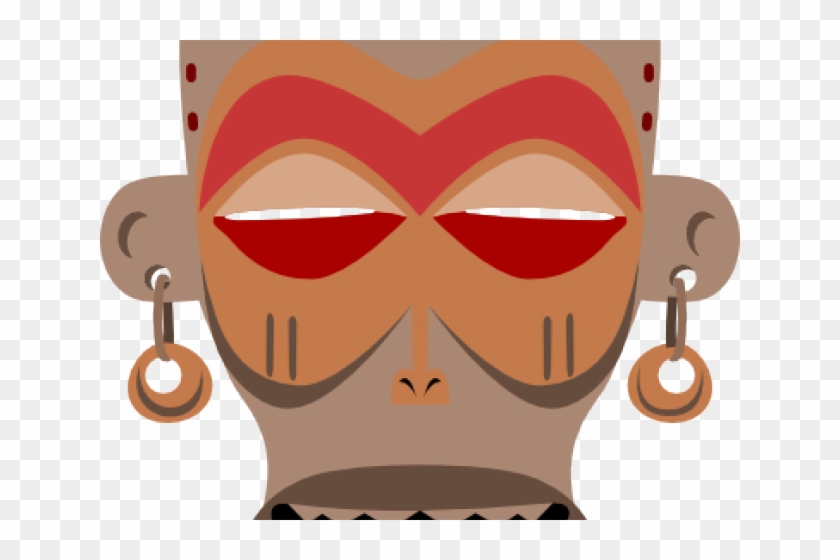 Setting Clipart African Village - African Masks Clipart Free #1422850