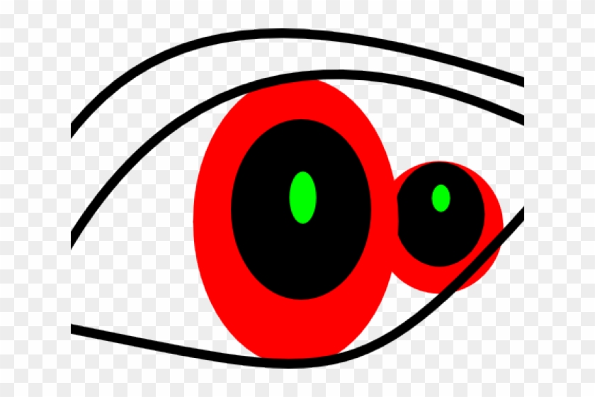 Red Eyes Clipart Real Eye - Circle #1422891
