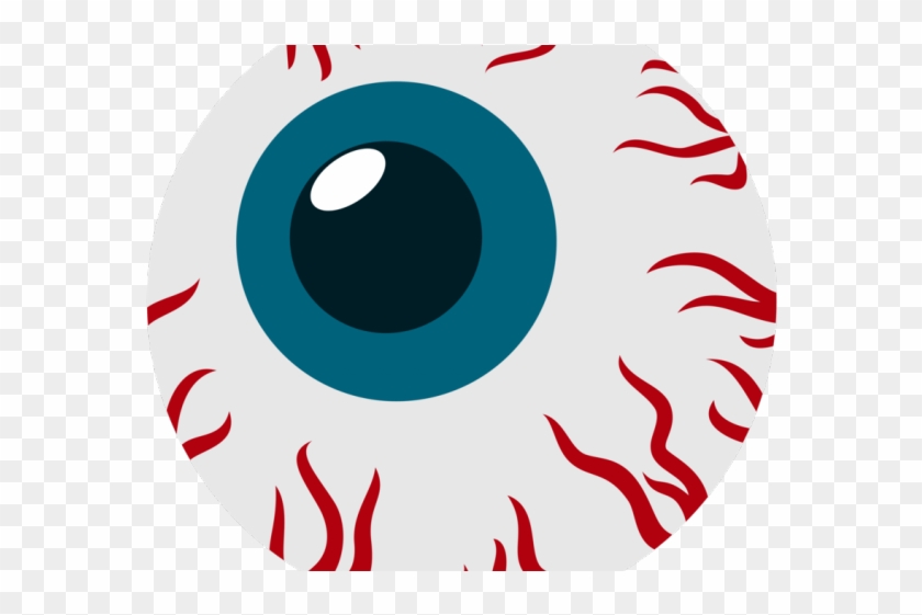 Red Eyes Clipart Eye Irritation - Eyeball Cartoon Png #1422892