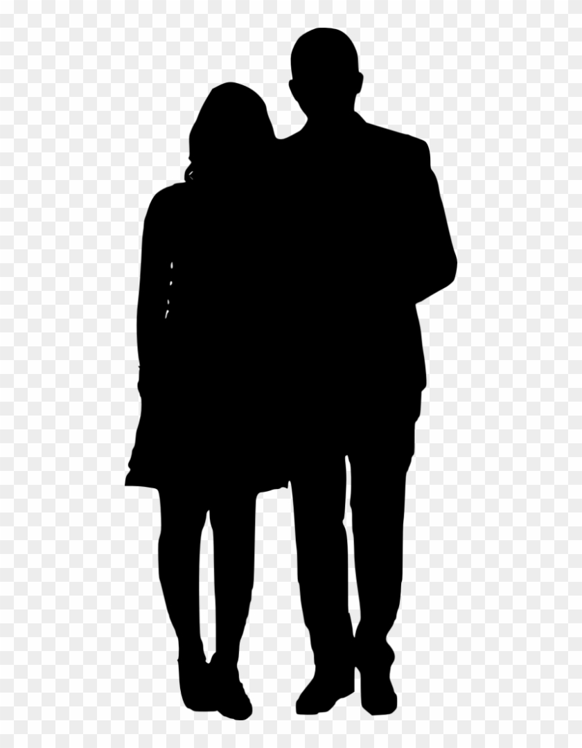 Jpg Black And White Stock Couple Clipart Silhouette - Couple Silhouette Transparent Background #1423022