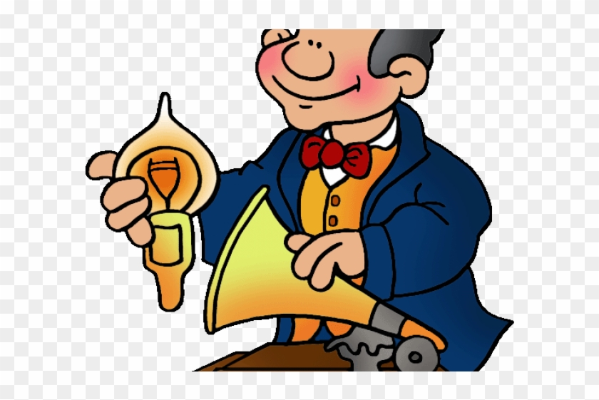 Situation Clipart Invention - Thomas Edison Clipart #1423046