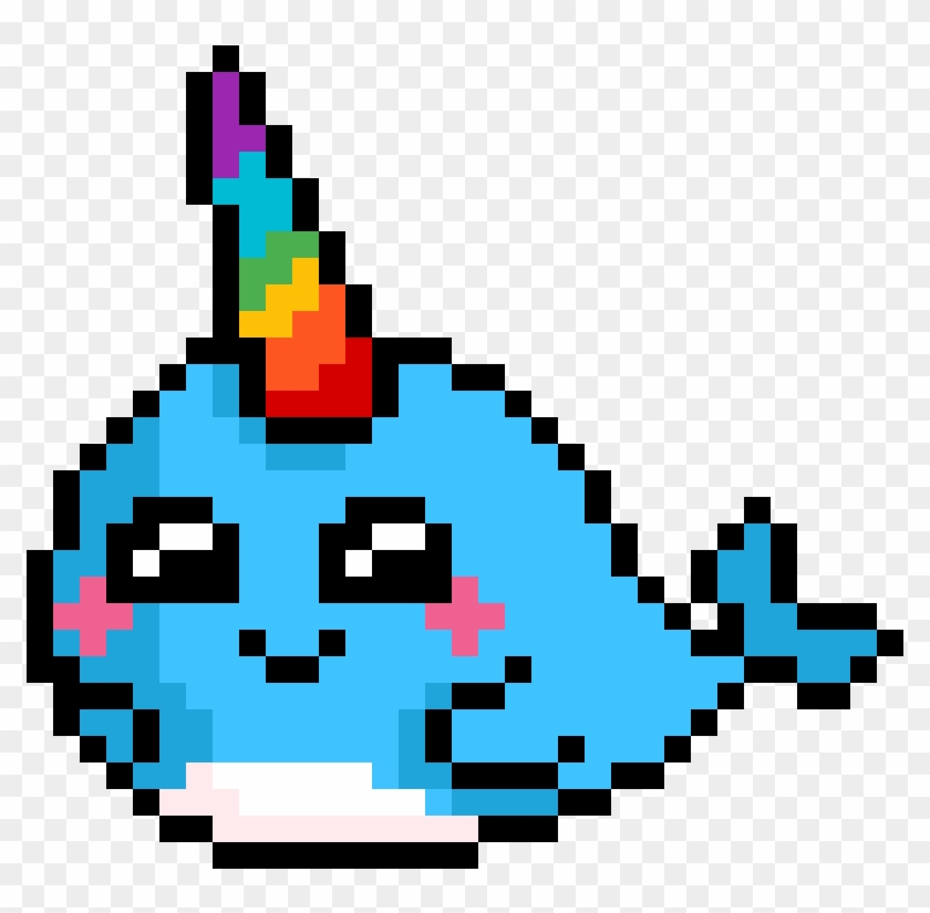 Narwhal - Unicorn Pixel Art Maker #1423061