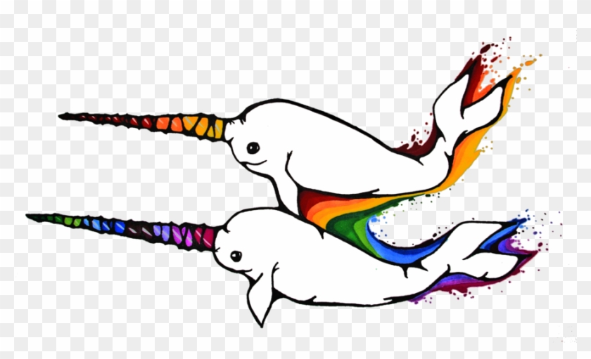 Narwhal Clipart Rainbow - Funny Narwhal Mug Awesome Why Be Sad S #1423068