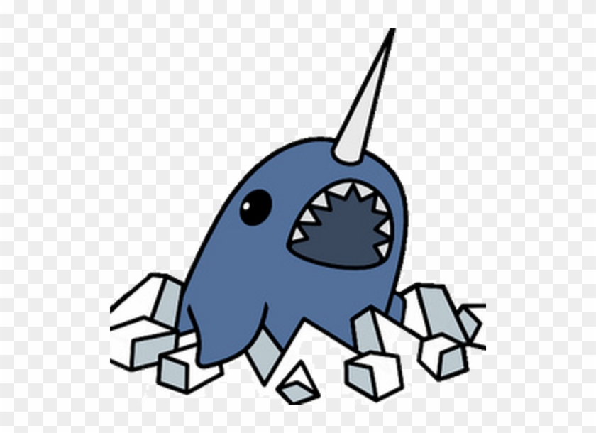 Narwhal Svg Clip Art Image Freeuse Library - Narwhal Clipart #1423095