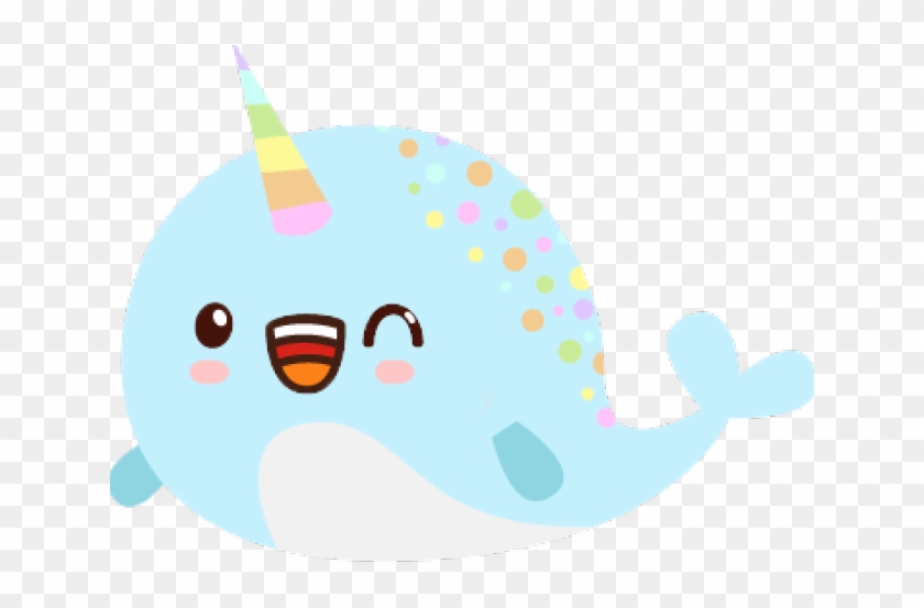 Narwhal Clipart Emoji - Kawaii Faces #1423111