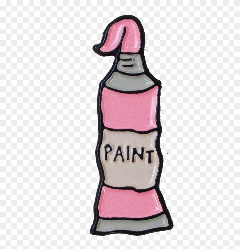 Pink Paint Enamel Pin - Enamel Painted Pin #1423179