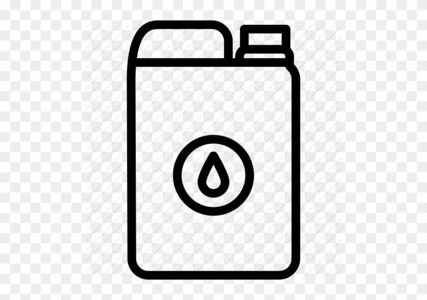 Download Motor Oil Line Art Clipart Car Motor Oil Clip - Gallon Bottle Icon #1423193