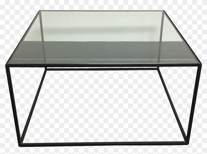Clip Art Transparent Iron Glass And Square Tables On - Coffee Table #1423219