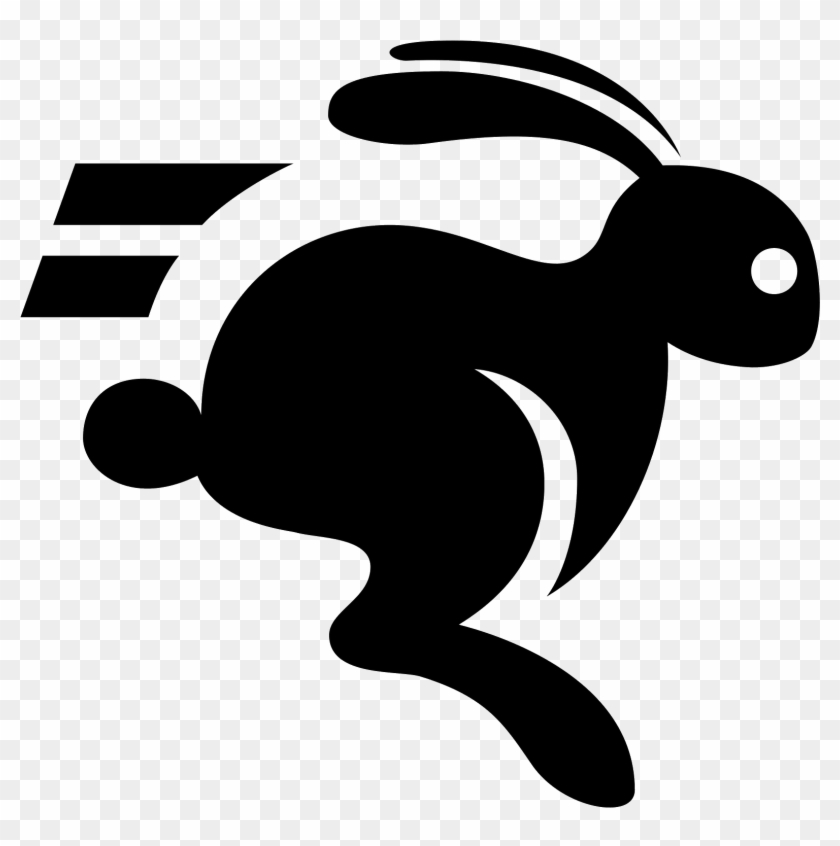 Fast Clipart Rabbit Run - Rabbit Icon Png #1423363