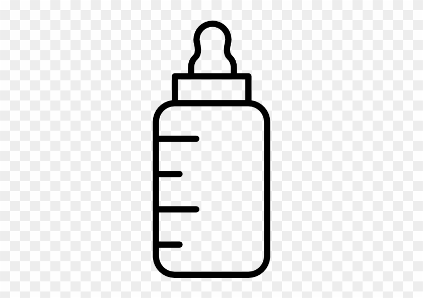 Baby Bottle Silhouette - Feeding Bottle Logo #1423444