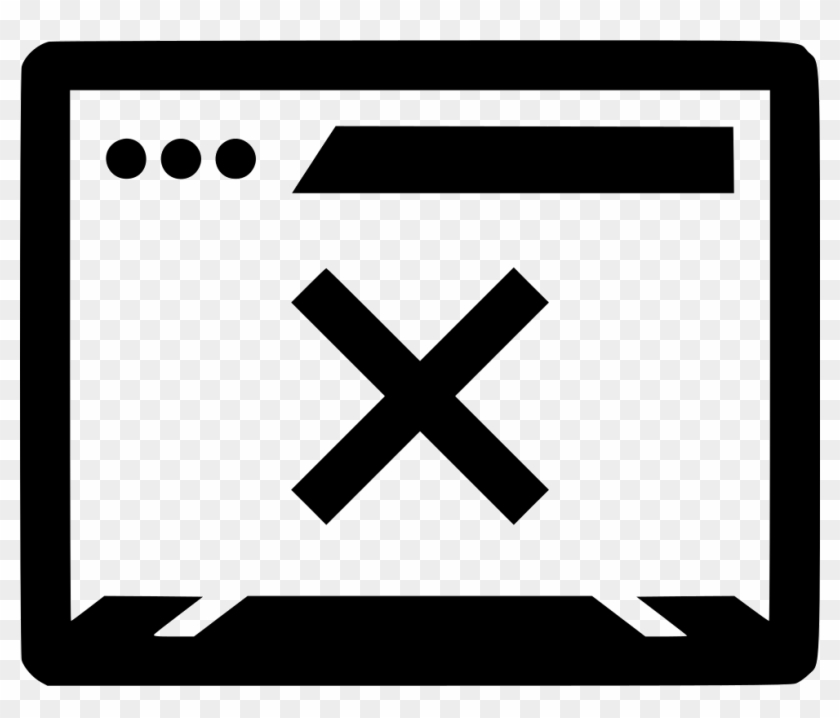 Cross Delete Denied Browser Small Browser X Comments - Cross Browser Icon #1423532