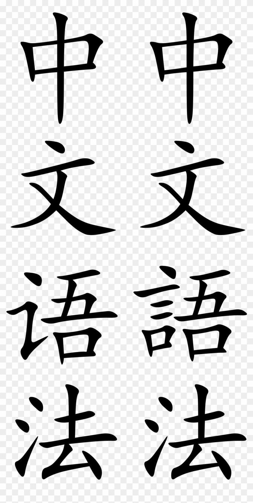 Chinese Grammar Wikipedia - Chinese Language #1423583