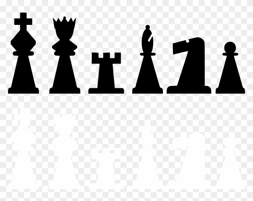 2d Chess Set - Chess Pieces Clip Art #1423640