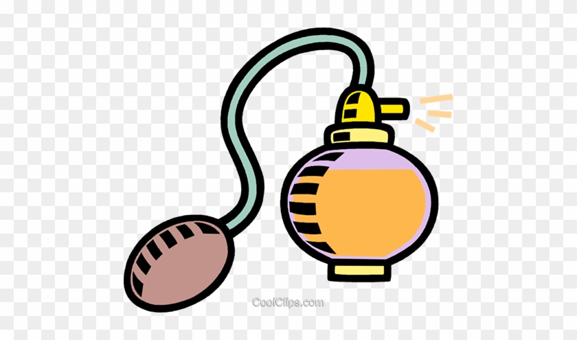 Perfume Atomizer Royalty Free Vector Clip Art Illustration - Perfume Clip Art #1423699