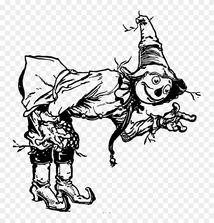 A Bowing Of A Scarecrow - Wizard Of Oz Book Scarecrow #1423742