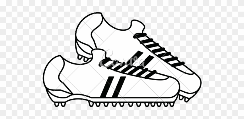 Soccer Cleat At Getdrawings - Football Shoes Drawing #1423760