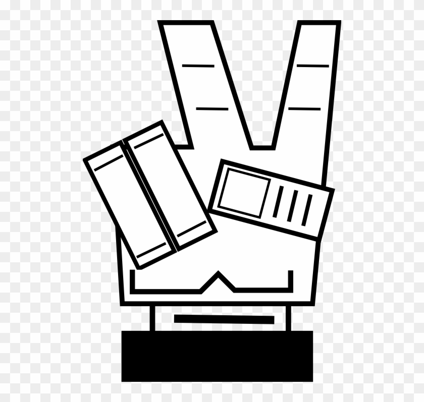 Victory Hand Bujung Clipart - Simbolo Da Vitoria Png #1423765