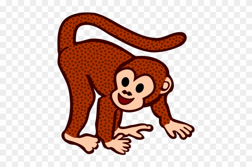Chimpanzee Clipart Monkey Tail - Simpanse Clipart #1423787