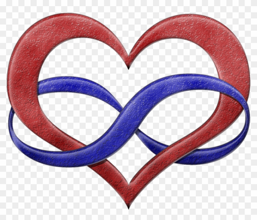 Polyamory Pride Infinity Heart Symbol In Pride Flag - Infinity Heart Polyamory #1424058