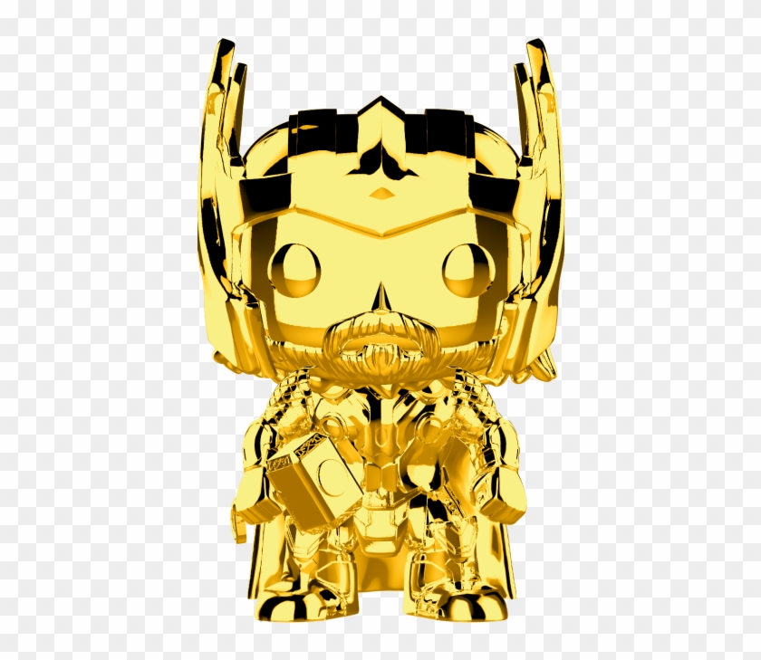 Marvel Studios The First Ten Years Thor Gold Chrome - Funko Pop Thor Gold Chrome #1424104