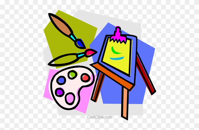 Easel Clipart 0 - Activities Of School Clipart #1424221