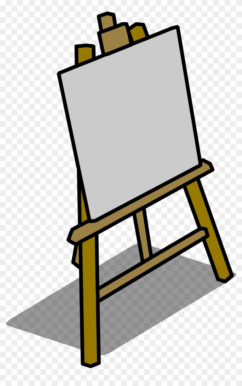 Easel Clipart Easle - Caballete Animado Png #1424230