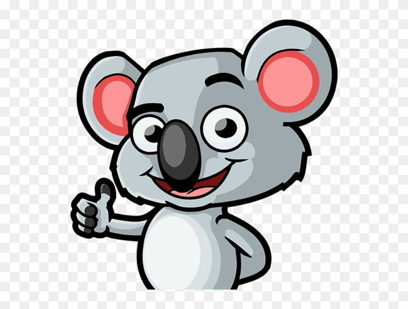 Koala Mascot Gives Thumbs Up - Koala #1424290