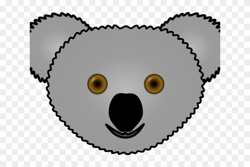 Koala Clipart Head - Koala Clip Art #1424308