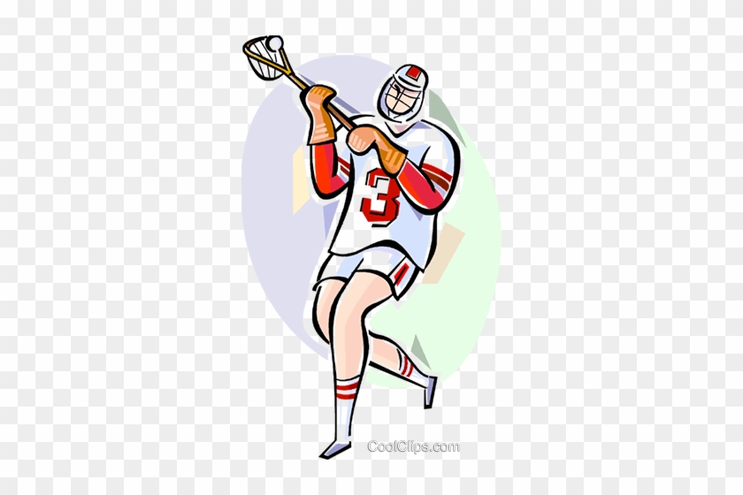 Lacrosse Royalty Free Vector Clip Art Illustration - Lacrosse Royalty Free Vector Clip Art Illustration #1424348