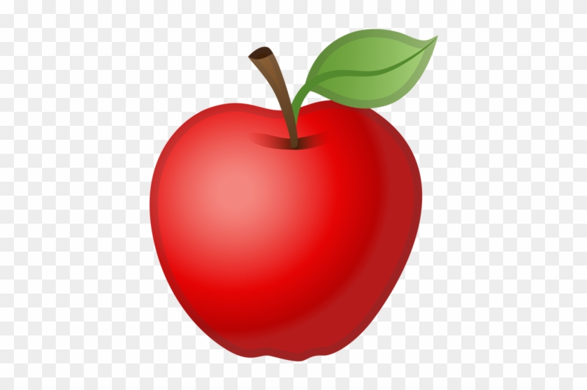 Ma U00e7 U00e3 Vermelha Emoji Pictures Of Apples Clipart - Red Apple Icon Png #1424427