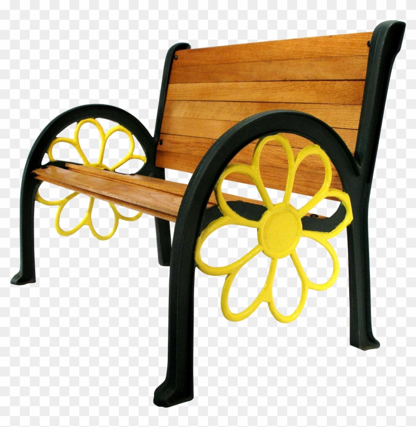 Vintage Sunflower Cast Iron - Sunflower Chair #1424523