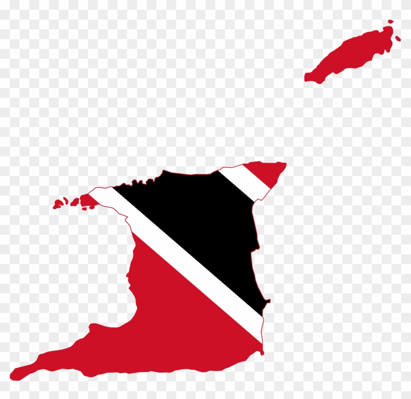 Trinidad And Tobago - Trinidad And Tobago Flag Map #1424558