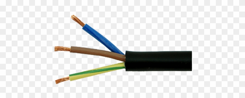 Clip Art Transparent Download Electrical Clipart Network - 3 Core Rubber Cable #1424667