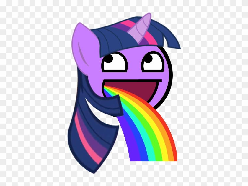 Awesome Face, Puking Rainbows, Rainbow, Safe, Twilight - Awesome Face Twilight Sparkle #1424792