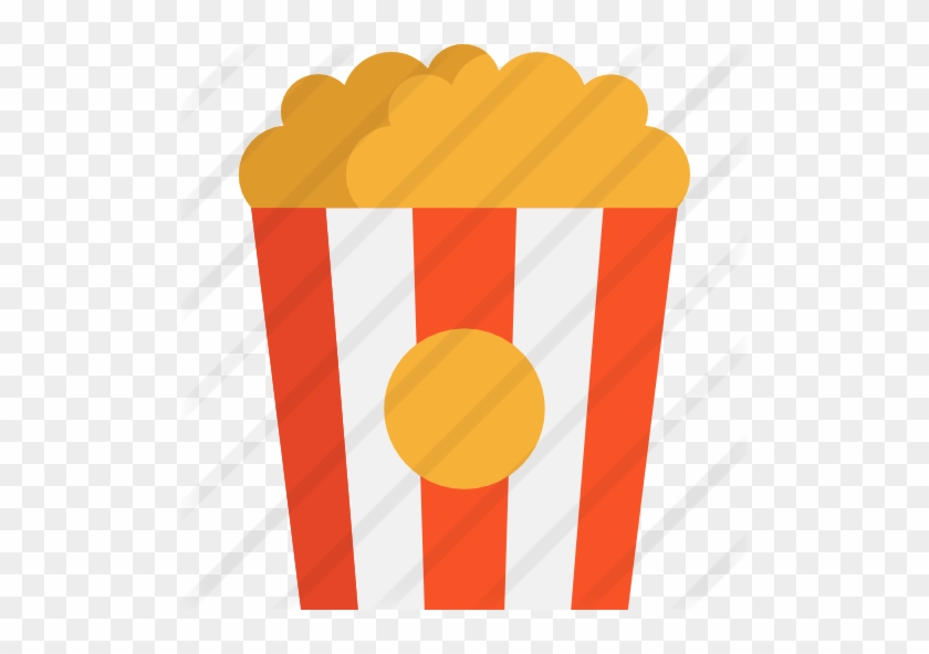 Orange Clipart Popcorn Computer Icons Clip Art - Popcorn Png Icon #1424796