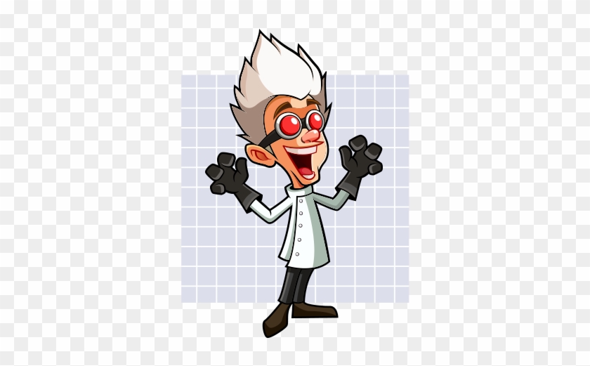 Mad Scientist - Evil Scientist Cartoon Characters.