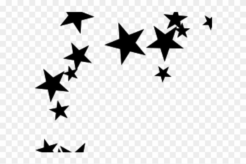 Star Border Clipart - Blackstars Clipart #1424923