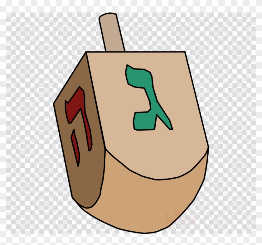 Download Dreidel Clipart Hanukkah Dreidel Clip Art - White Clock Icon Transparent Background #1424985