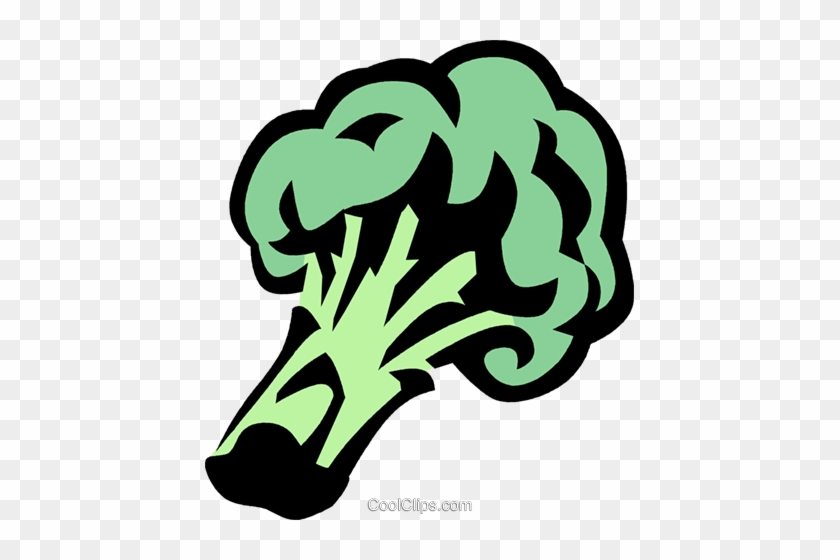 Broccoli Royalty Free Vector Clip Art Illustration - Start With The Letter B #1425011