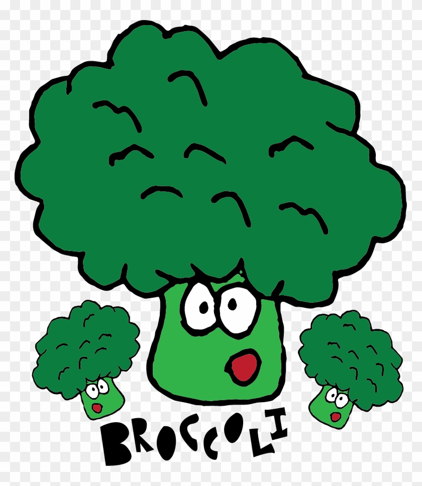 Banner Library Broccoli Clipart Dark - Broccoli #1425088