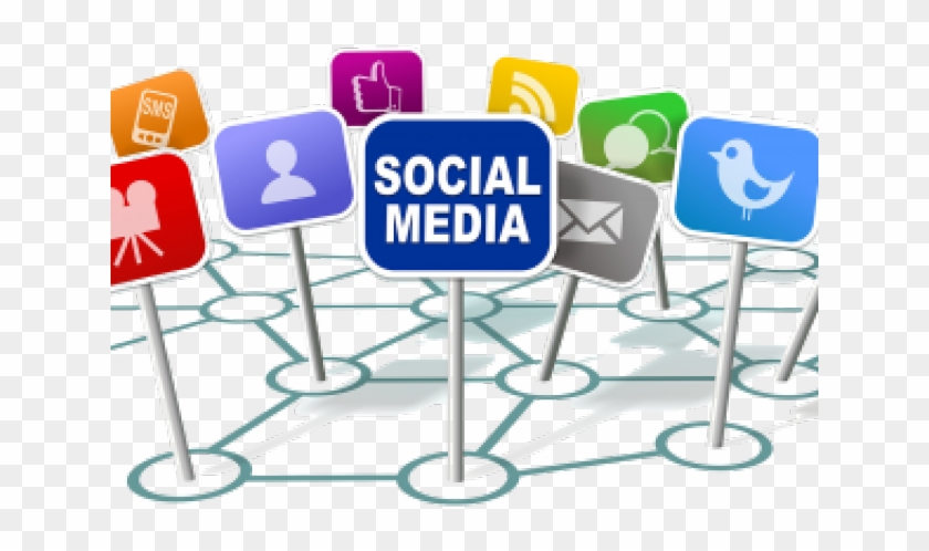 Online Marketing Clipart Media Literacy - Social Media #1425161