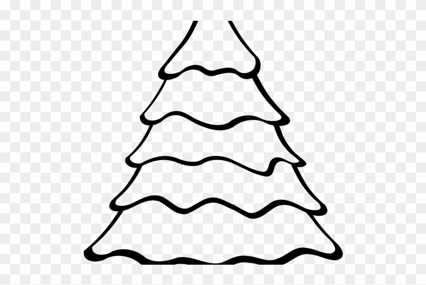 Oregon Clipart Logo - Plain Christmas Tree Coloring Page #1425231