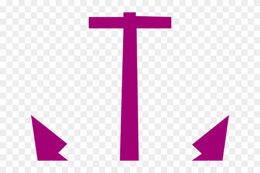 Oregon Clipart Anchor - Purple Anchor Clip Art #1425242