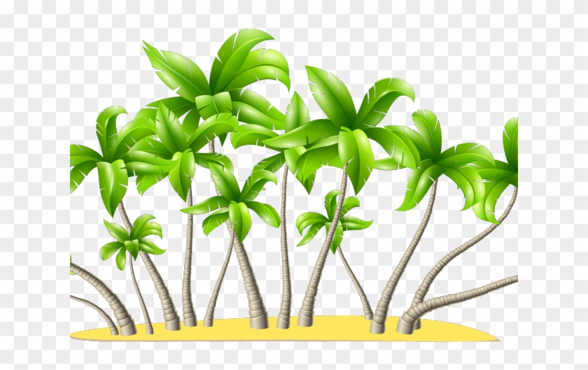 Oregon Clipart Palm Tree - Coconut Trees * .png #1425248