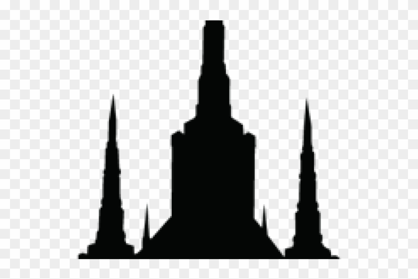 Oregon Clipart Silhouette - Salt Lake Temple #1425250