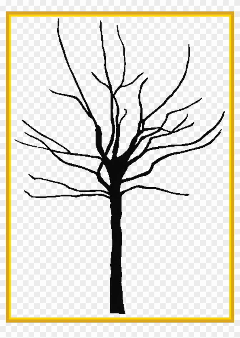 Unbelievable Bare Tree Clipart Large Projects To Try - Tree Silhouette Icon Vector #1425326