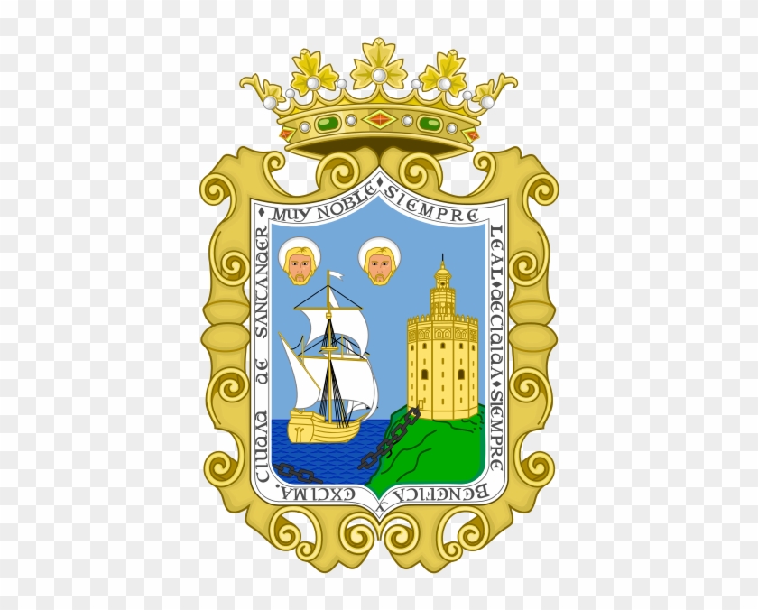 Coat Of Arms Of Santander - Escudo De Santander España #1425523