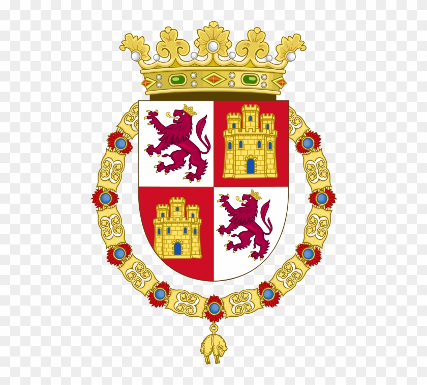 This Image Rendered As Png In Other Widths - Spanish Royal Family Crest #1425530