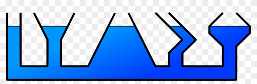 File - Communicating Vessels - Svg - Pressure #1425532
